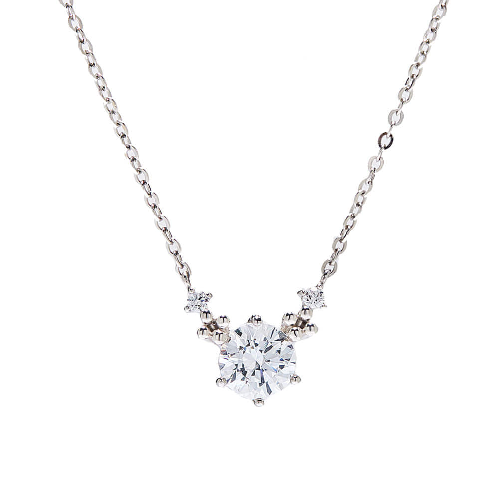 [랩다이아몬드] 5부 심플다이아목걸이 기념일선물 프로포즈목걸이 에이지[0.5 carat diamond Necklace]